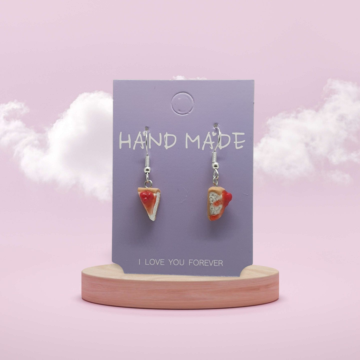 Cheesecake oorbellen